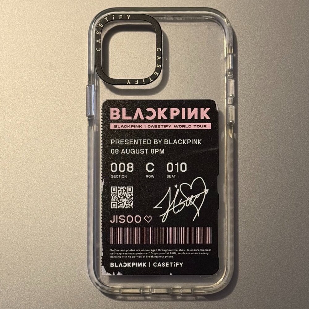 CASETIFY Impact case / iPhone 12 pro / 'BLACKPINK Jisoo'
